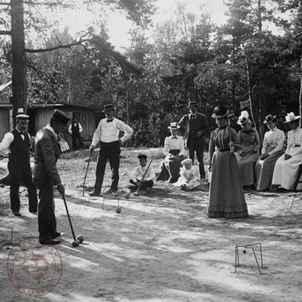 Le sport en 1900 Jeu-de-croquet-photo-2