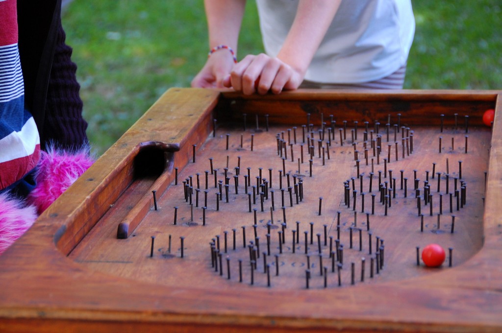 Animation jeux billard à clous