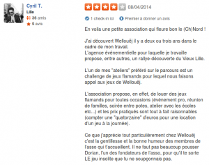Avis Yelp sur Wellouëj