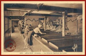 carte postale billard japonais