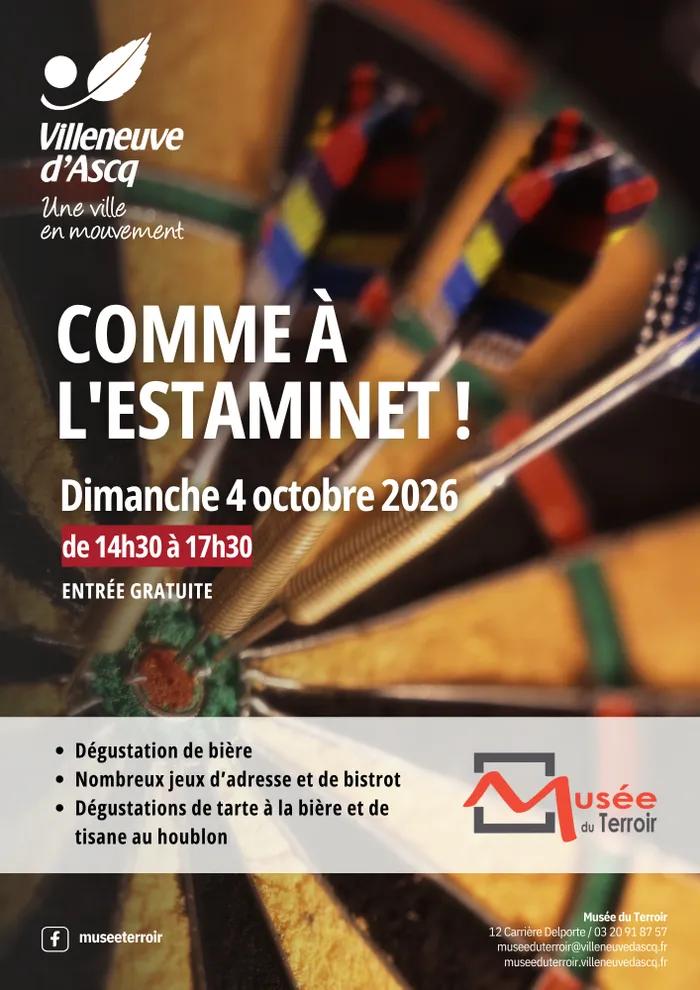 affiche comme a l estaminet